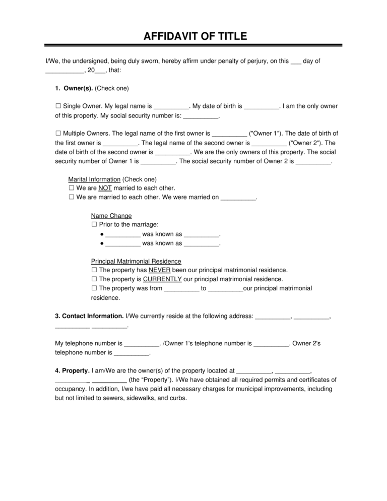 Free California Affidavits Forms Pdf Download 5011